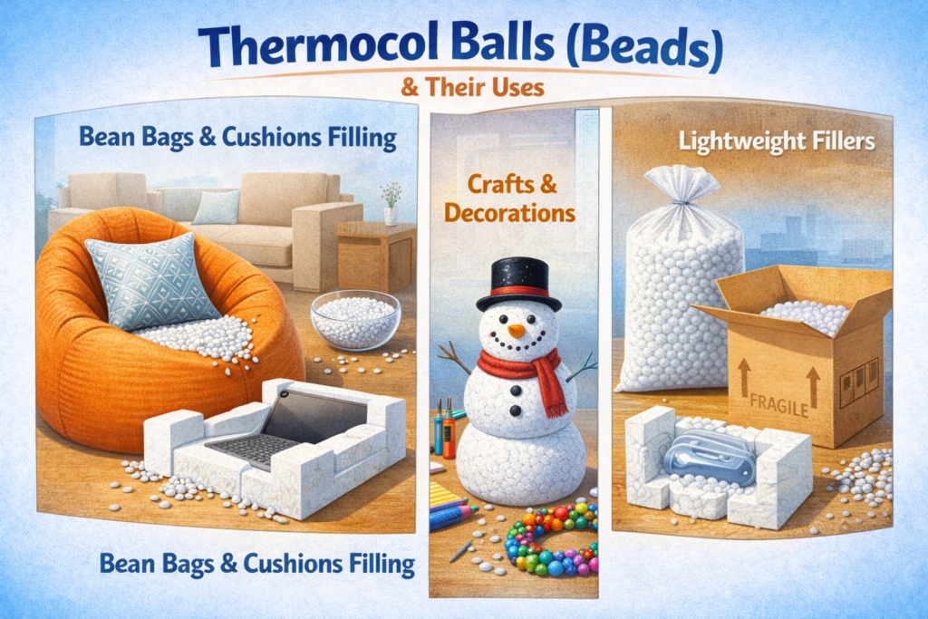 Common Uses of Thermocol Balls (Beads)