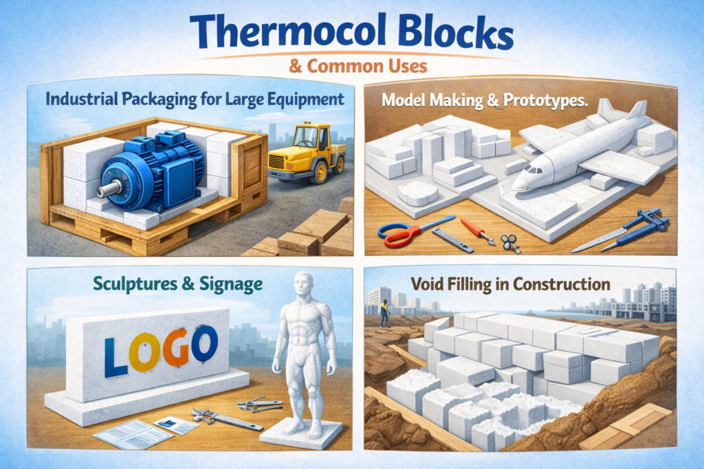 Common Uses of Thermocol Blocks