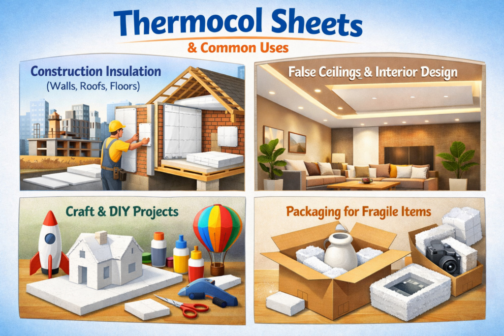 Common Uses of Thermocol Sheets